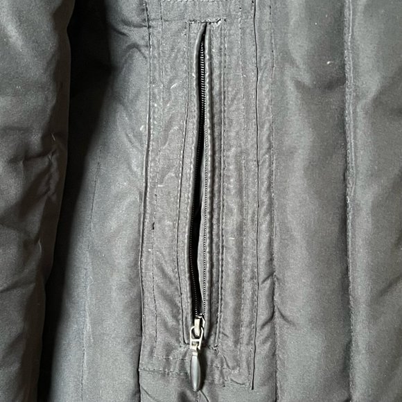 Down blend Puffer Quilted Jacket Kenneth Cole Reaction Black M - Picture 6 of 15